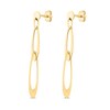 Thumbnail Image 3 of Open Oval Link Drop Earrings in 14K Gold