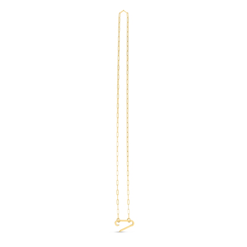 Main Image 3 of 2.0mm Paper Clip Chain Necklace in 14K Gold - 18"