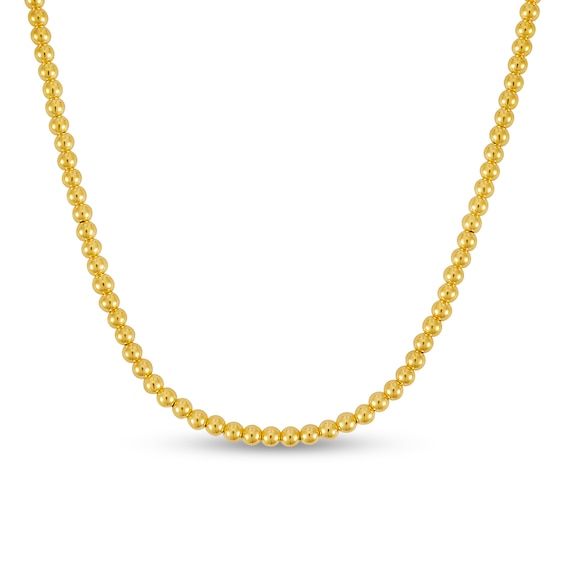 4.0mm Bead Chain Necklace in 14K Gold - 18â