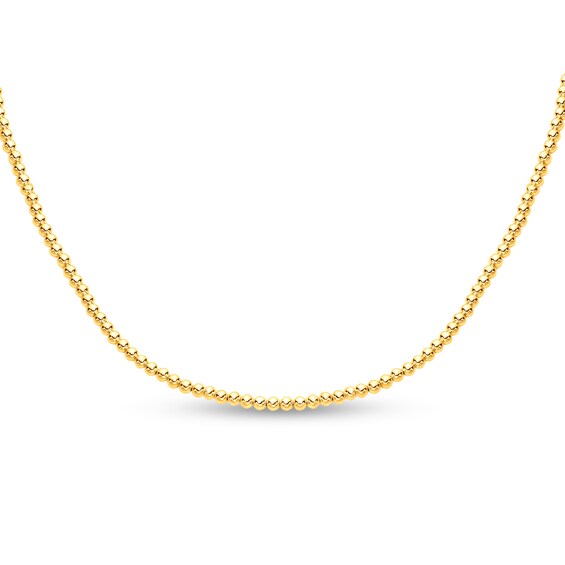 4.0mm Bead Chain Necklace in 14K Gold - 18â