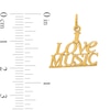 Thumbnail Image 2 of Basketball Necklace Charm in Solid 14K Gold
