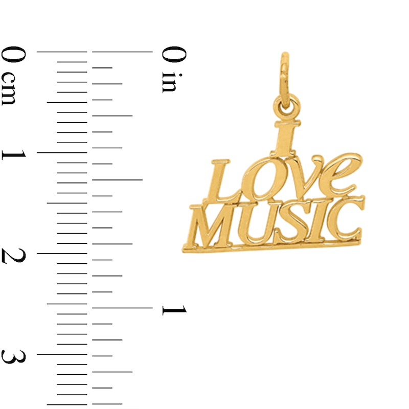Main Image 2 of Basketball Necklace Charm in Solid 14K Gold