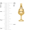 Thumbnail Image 2 of Wine Glass Necklace Charm in Solid 14K Gold