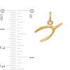 Thumbnail Image 2 of Tilted Wishbone Charm in Solid 14K Gold
