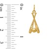 Thumbnail Image 2 of Diamond-Cut Baseball Bats and Ball Charm in Solid 14K Gold