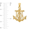 Thumbnail Image 2 of Mariner’s Cross Necklace Charm in Solid 14K Gold