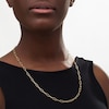 Thumbnail Image 2 of 3.65mm Paper Clip Chain Necklace in Hollow 14K Gold - 20”