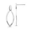 Thumbnail Image 1 of Marquise-Shaped Open Drop Earrings in Solid Sterling Silver