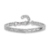 Thumbnail Image 1 of Fancy Chain Bracelet in Hollow Sterling Silver - 8”