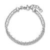 Thumbnail Image 3 of Fancy Chain Bracelet in Hollow Sterling Silver - 8”