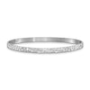 Thumbnail Image 1 of 4.5mm Hammered Slip-On Bangle in Sterling Silver