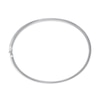 Thumbnail Image 3 of 3/4 CT. T.W. Diamond Border Bangle Bracelet in 10K White Gold - 6.24"
