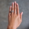 Thumbnail Image 2 of 4-1/2 CT. T.W. Princess-Cut Certified Lab-Grown Diamond Split Shank Engagement Ring in 14K White Gold (F/SI2)
