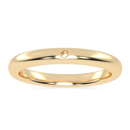 Solitaire Semi Mount in 14K Gold
