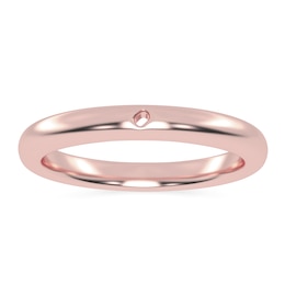 Solitaire Semi Mount in 14K Rose Gold