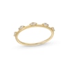 Thumbnail Image 1 of 1/10 CT. T.W. Diamond Duos Five Stone Stackable Anniversary Band in 10K Gold