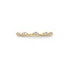 Thumbnail Image 4 of 1/10 CT. T.W. Diamond Duos Five Stone Stackable Anniversary Band in 10K Gold