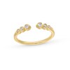 Thumbnail Image 1 of 1/6 CT. T.W. Diamond Trio Open Shank Stackable Anniversary Band in 10K Gold