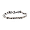 Thumbnail Image 1 of 6.0mm Box Chain Bracelet in Solid Stainless Steel and Yellow Ion Plate - 8.5”
