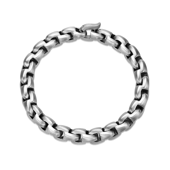 9.3mm Link Chain Bracelet in Solid Stainless Steel - 8.5â