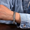 Thumbnail Image 2 of 10.0mm Multi-Row Link Bracelet in Solid Stainless Steel with Black Ion Plate - 8.5”
