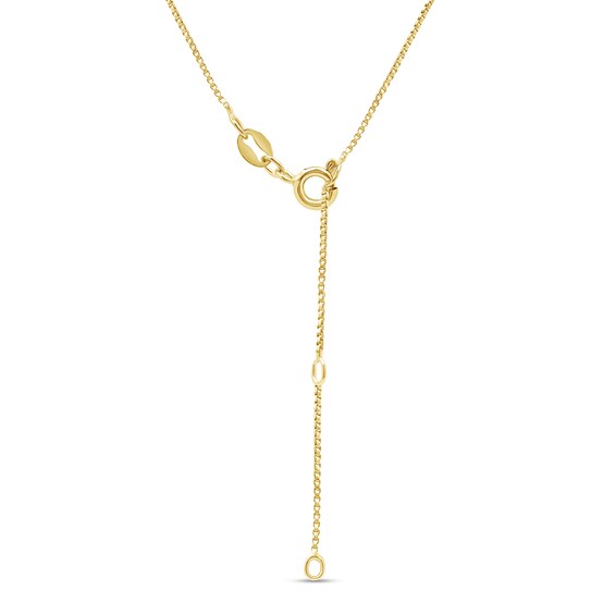 1/3 CT. T.w. Half-Moon Certified Lab-Grown Diamond Frame Pendant in 14K Gold (F/Vs2)