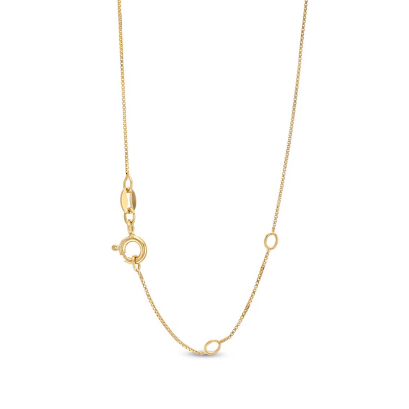 Main Image 6 of 1/3 CT. T.W. Half-Moon Certified Lab-Grown Diamond Frame Pendant in 14K Gold (F/VS2)