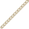 Thumbnail Image 2 of 2-1/2 CT. T.W. Diamond Curb Chain Necklace in Solid 10K Gold - 16”