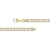Thumbnail Image 3 of 2-1/2 CT. T.W. Diamond Curb Chain Necklace in Solid 10K Gold - 16”