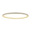 Thumbnail Image 1 of 2 CT. T.W. Diamond Flexible Bangle in 10K Gold - 7.42"