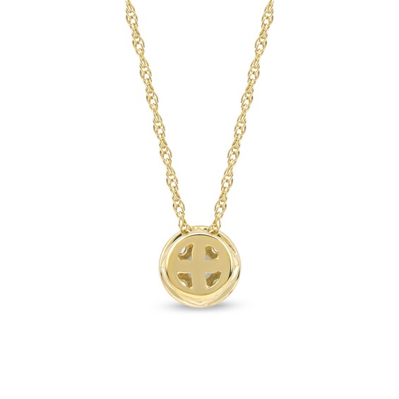 1/4 CT. T.w. Certified Lab-Grown Multi-Diamond Pendant in 14K Gold (F/Si2)
