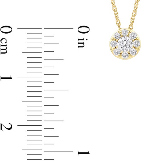 1/4 CT. T.w. Certified Lab-Grown Multi-Diamond Pendant in 14K Gold (F/Si2)