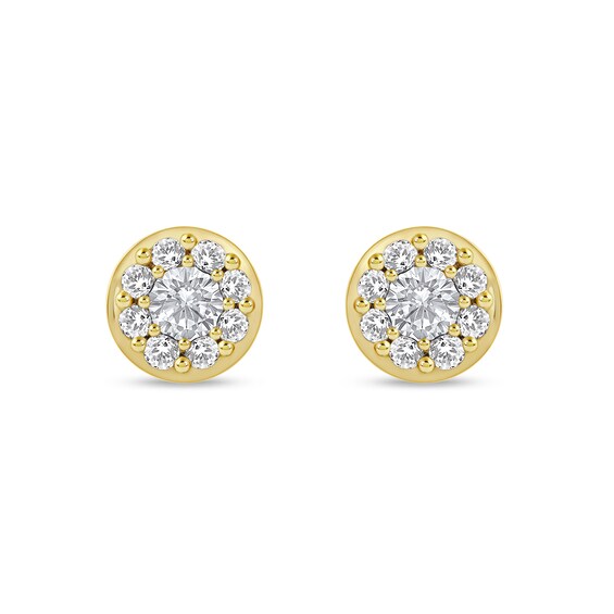 1/2 CT. T.w. Lab-Grown Multi-Diamond Stud Earrings in 14K Gold (F/Si2)