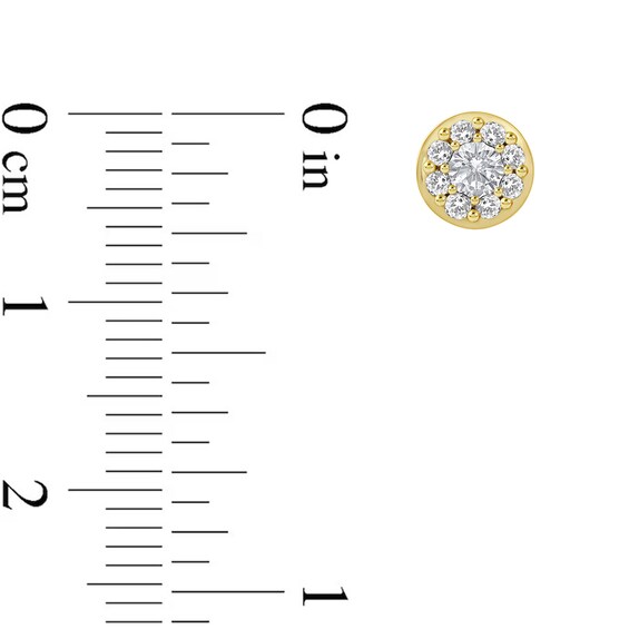1/2 CT. T.w. Lab-Grown Multi-Diamond Stud Earrings in 14K Gold (F/Si2)