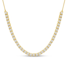2 CT. T.W. Certified Lab-Grown Diamond Line Necklace in 14K Gold (F/SI2)
