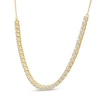 Thumbnail Image 2 of 2 CT. T.W. Certified Lab-Grown Diamond Line Necklace in 14K Gold (F/SI2)