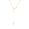 Thumbnail Image 4 of 2 CT. T.W. Certified Lab-Grown Diamond Line Necklace in 14K Gold (F/SI2)
