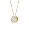 Thumbnail Image 2 of 1/2 CT. T.W. Certified Lab-Grown Multi-Diamond Pendant in 14K Gold (F/SI2)
