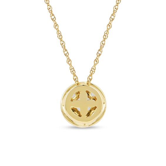 1/2 CT. T.w. Certified Lab-Grown Multi-Diamond Pendant in 14K Gold (F/Si2)