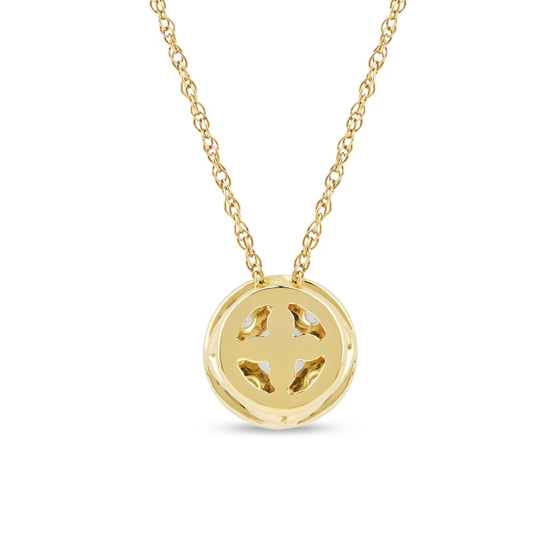 Main Image 3 of 1/2 CT. T.W. Certified Lab-Grown Multi-Diamond Pendant in 14K Gold (F/SI2)
