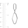 Thumbnail Image 2 of Geometric Dangle Drop Earrings in Sterling Silver