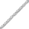 Thumbnail Image 2 of 7.5mm Byzantine Chain Bracelet in Hollow Sterling Silver - 8”