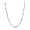 Thumbnail Image 1 of 3/4 CT. T.W. Diamond Miracle Line Necklace in Sterling Silver - 17"