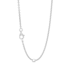 Thumbnail Image 3 of 3/4 CT. T.W. Diamond Miracle Line Necklace in Sterling Silver - 17"