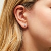Thumbnail Image 2 of 1/6 CT. T.W. Multi-Diamond Stud Earrings in 10K White Gold