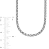 Thumbnail Image 3 of 3.0mm Wheat Chain Necklace in Hollow Sterling Silver - 18"