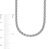 Thumbnail Image 3 of 3.0mm Wheat Chain Necklace in Hollow Sterling Silver - 24"