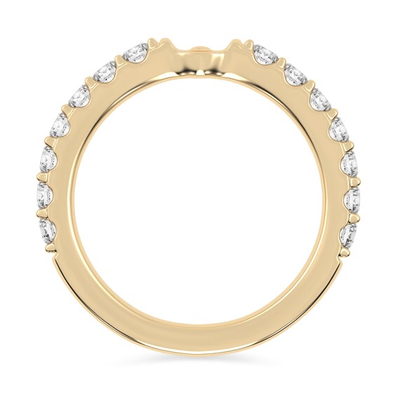 CT. T.w. Certified Lab-Grown Diamond Semi Mount in 14K Gold (F/Vs2