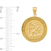 Thumbnail Image 2 of Saint Christopher Protect Us Medal Necklace Charm in Solid 14K Gold