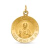 Thumbnail Image 1 of Sacred Heart of Jesus Have Mercy on Us Medal Charm in Solid 14K Gold